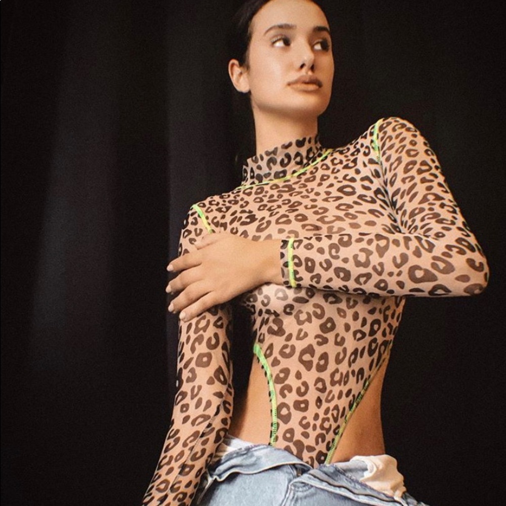 Leopard body suit